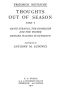 [Gutenberg 51710] • Thoughts out of Season, Part I / David Strauss, the Confessor and the Writer - Richard Wagner in Bayreuth.